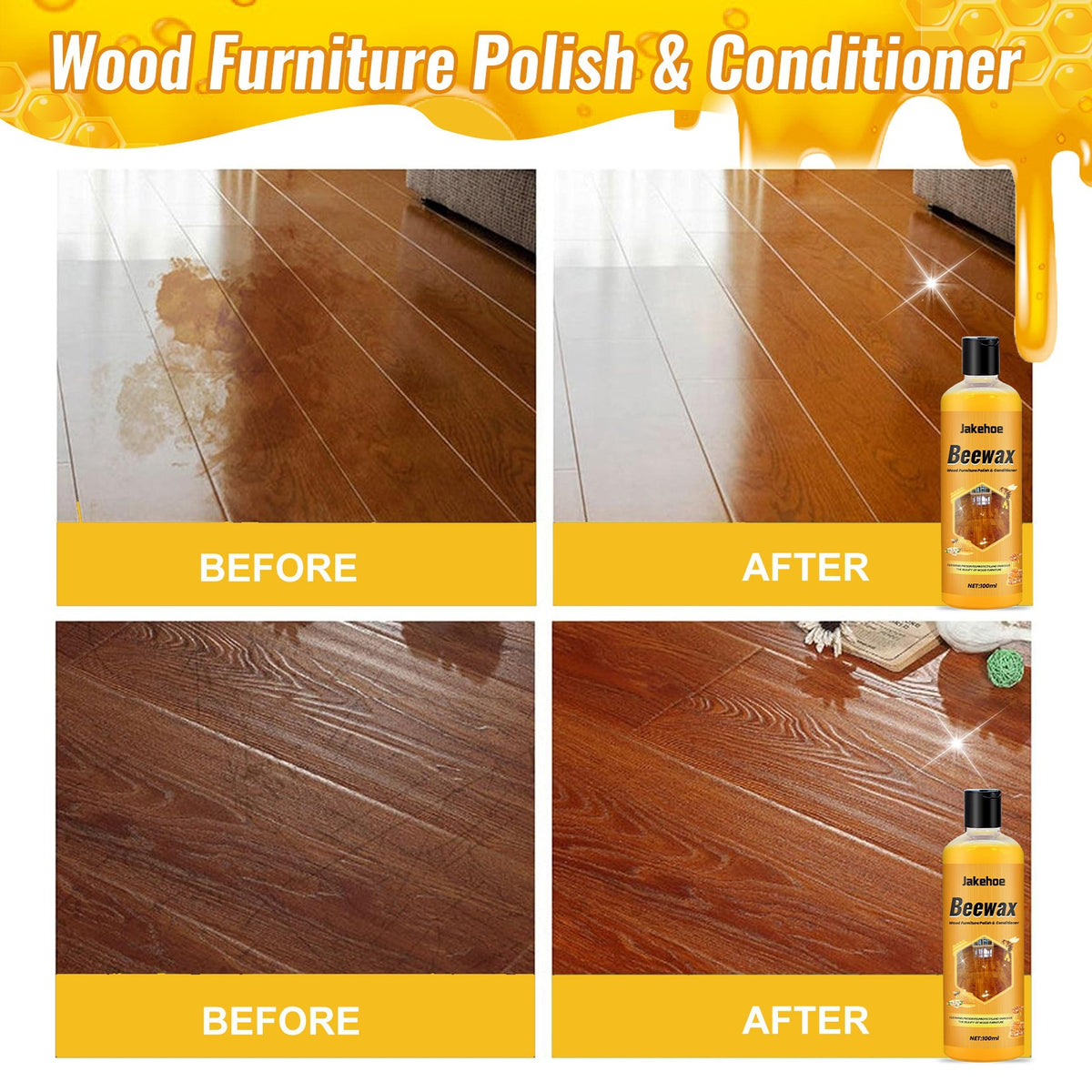 Beeswax Wood Furniture Polish & Conditioner