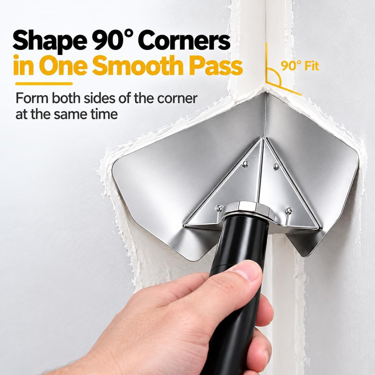 Stainless Steel Corner Trowel for Drywall Inside and Outside Corners