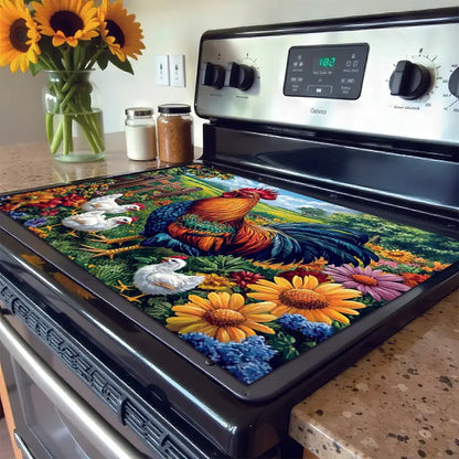 Rustic-Style Stove Top Protector Mat