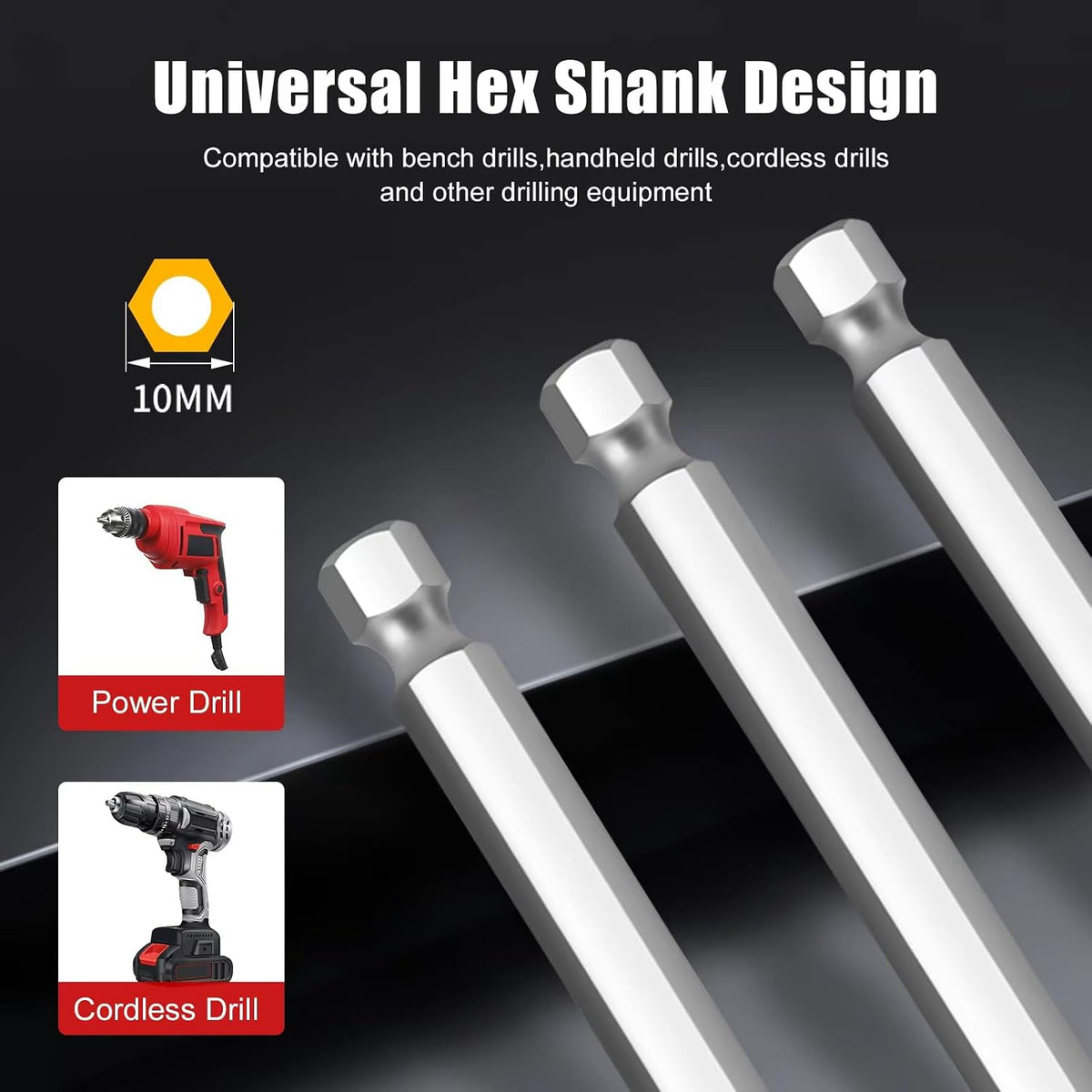 Quick-Release Hex Shank Hole Saw Kit