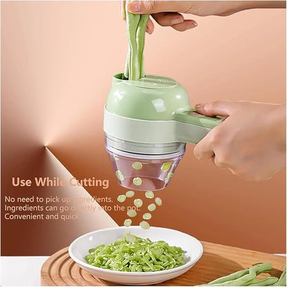 4-in-1 Handheld Electric Vegetable Cutter