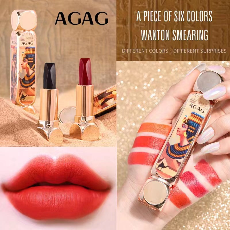 Dual-Ended Matte 6-Shade Lipstick