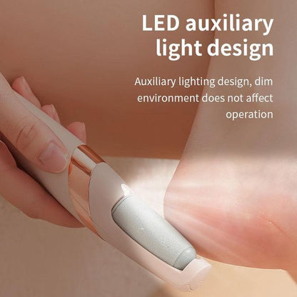 Electric Foot Callus Remover With Two Speed Level & LED Light
