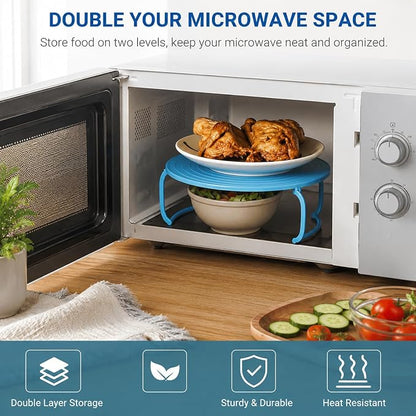 Microwave Rack Stackable Heating Tray