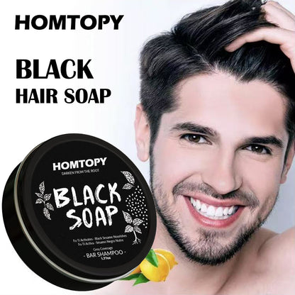 Gray Hair Reverse Bar Soap,Natural Gray Coverage for All Hair Types