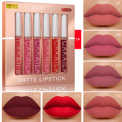6-Piece Matte Lip Glaze Set