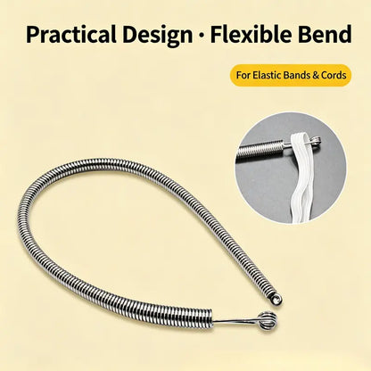2 PCS Spring Drawstring Needle Threader