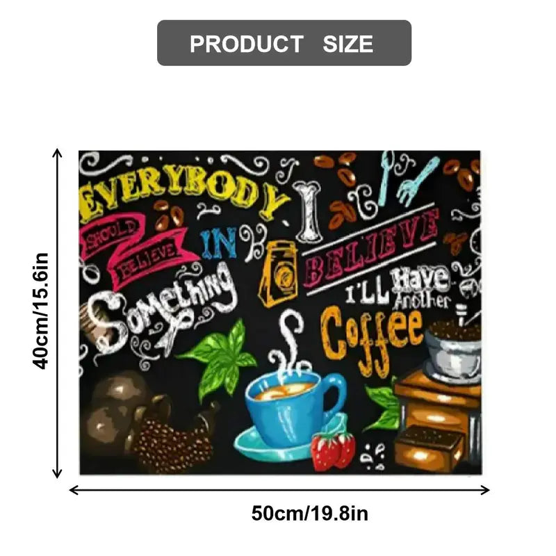 1 Count Non-Slip Coffee Machine Kitchen Countertop Placemat