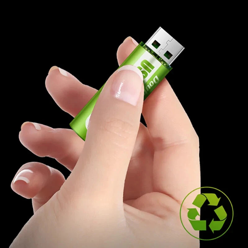 USB rechargeable li-ion battery