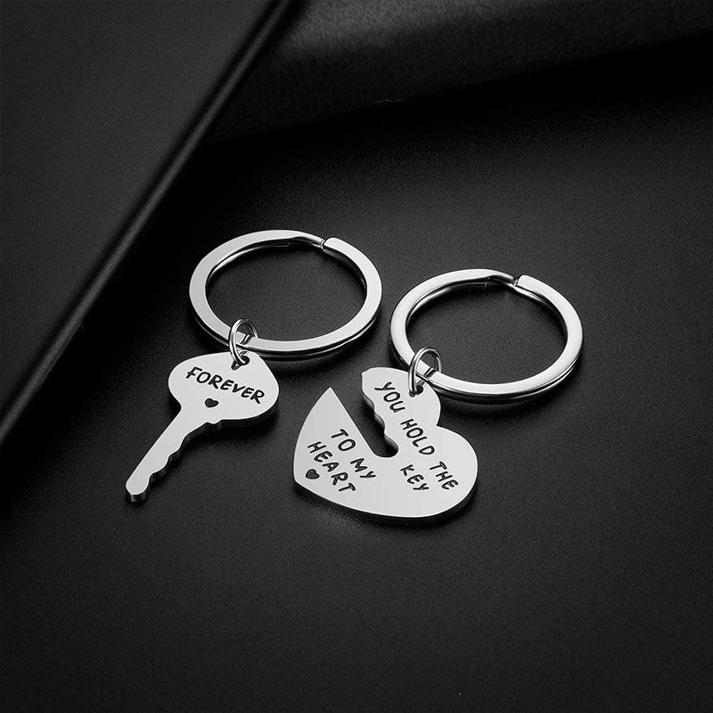 Matching Heart Keychains