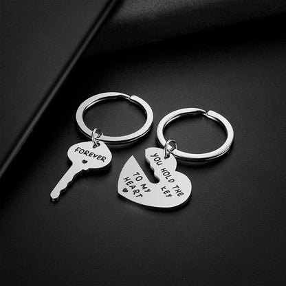 Matching Heart Keychains