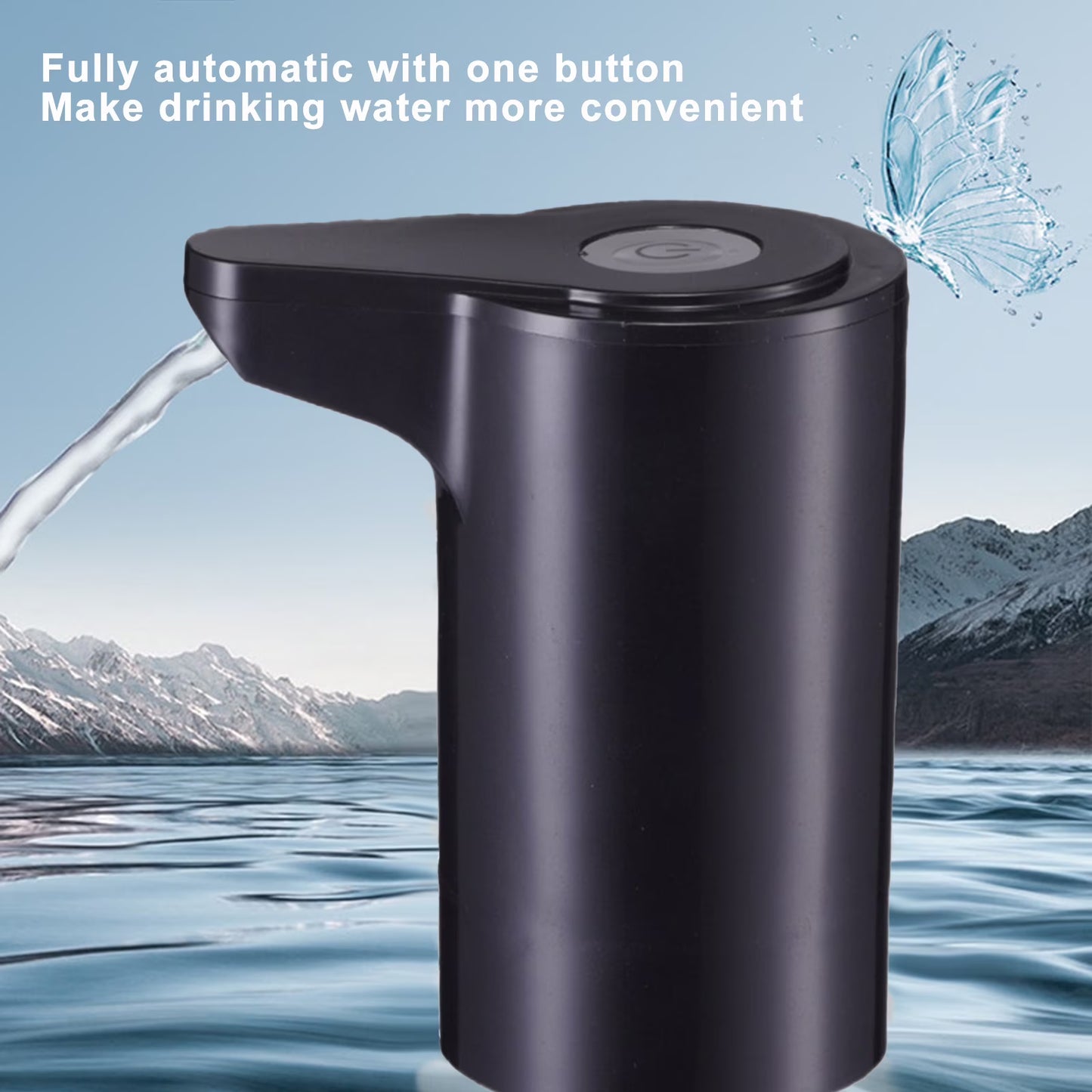 Automatic Drinking Portable Water Dispenser - Universal Electric Water Bottle Pump, USB Rechargeable