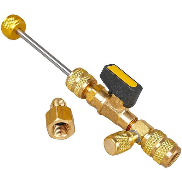 Valve Core Remover Installer Tool with Dual Size SAE 1/4 & 5/16 Port