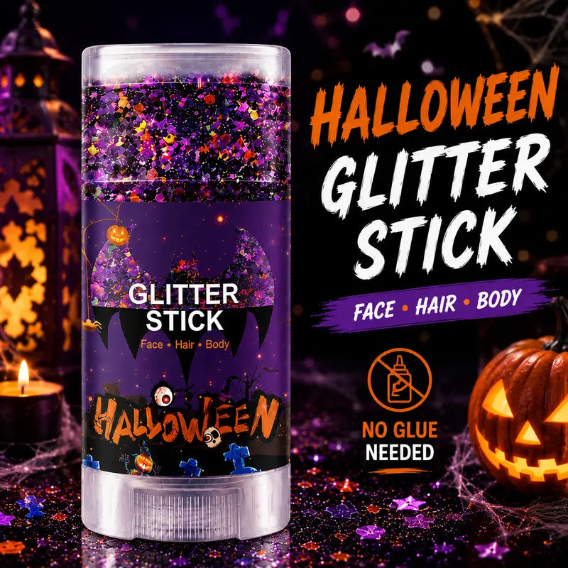 2PCS Halloween Body Glitter Stick