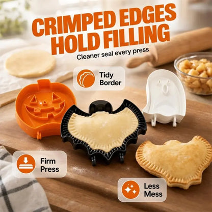 3 Pack Halloween Hand Pie Molds Set