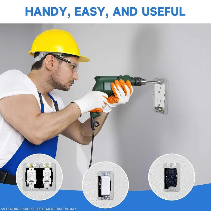 6 Pcs Wall Plate Spacer,Spacers for Electrical Outlets