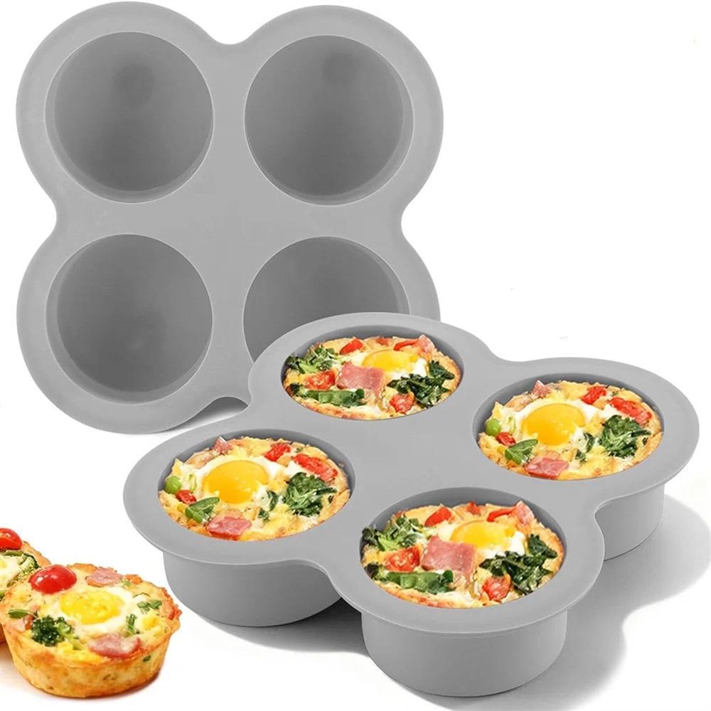 4-Cup Silicone Air Fryer Egg Mold