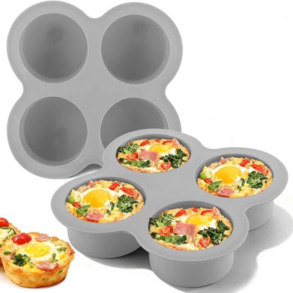 4-Cup Silicone Air Fryer Egg Mold