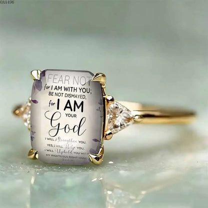 Women's Faith Scripture Ring