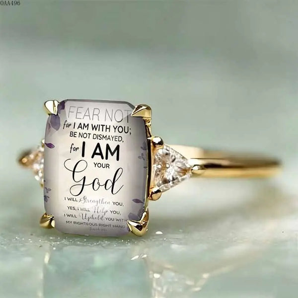 Women's Faith Scripture Ring