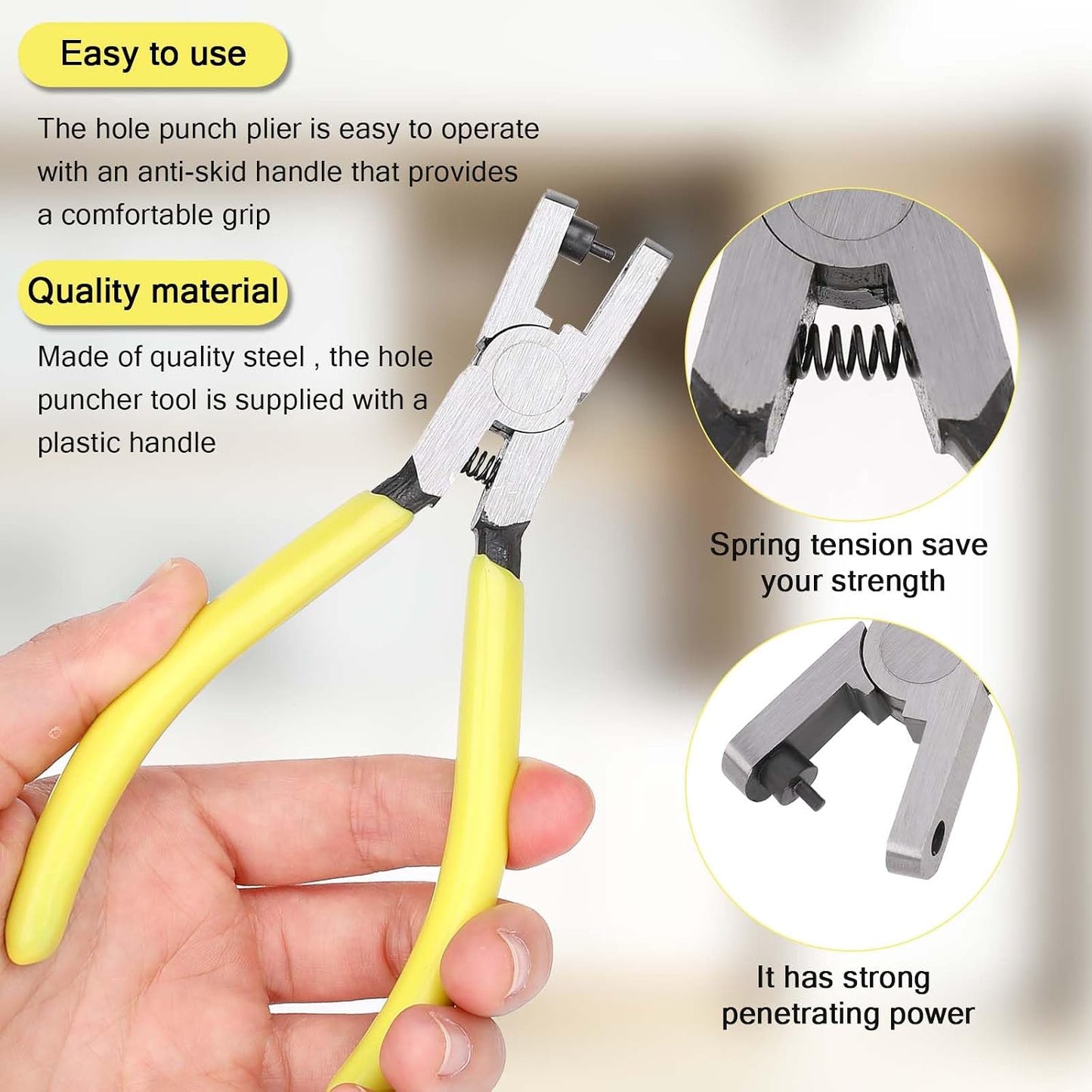 Leather Hole Punch Plier | Universal Watch Band Punch Tool