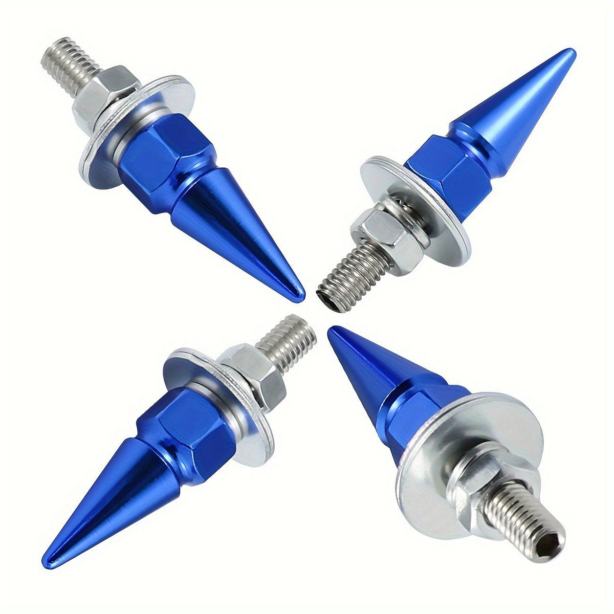 4 PCS Spikes License Plate Screws for Car