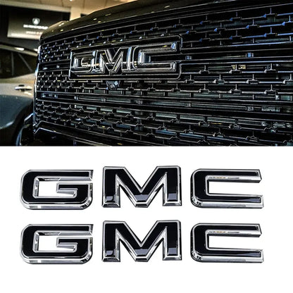 Premium GMC Grille & Tailgate Emblem Replacement Badge Fits 19-26 Sierra