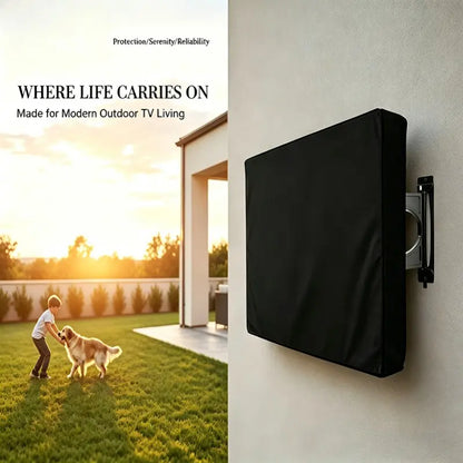 Outdoor TV cover, waterproof and weather-resistant