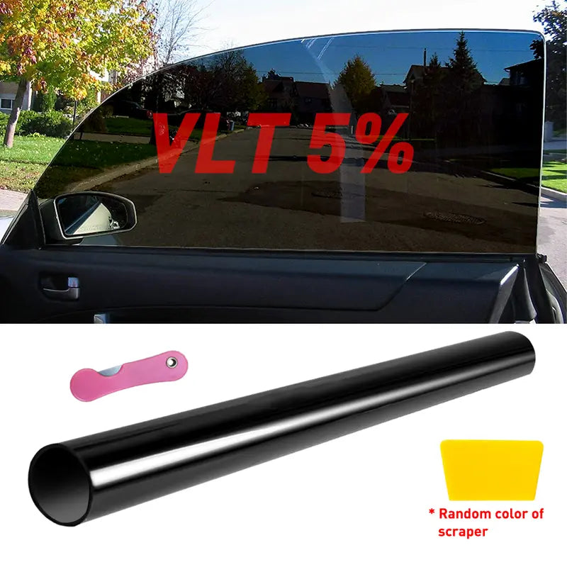 Uncut Roll Window Tint Film 1% 5% 15% 20% 35% 50% 70% VLT 20" x 10ft Feet Car Home Office Glass