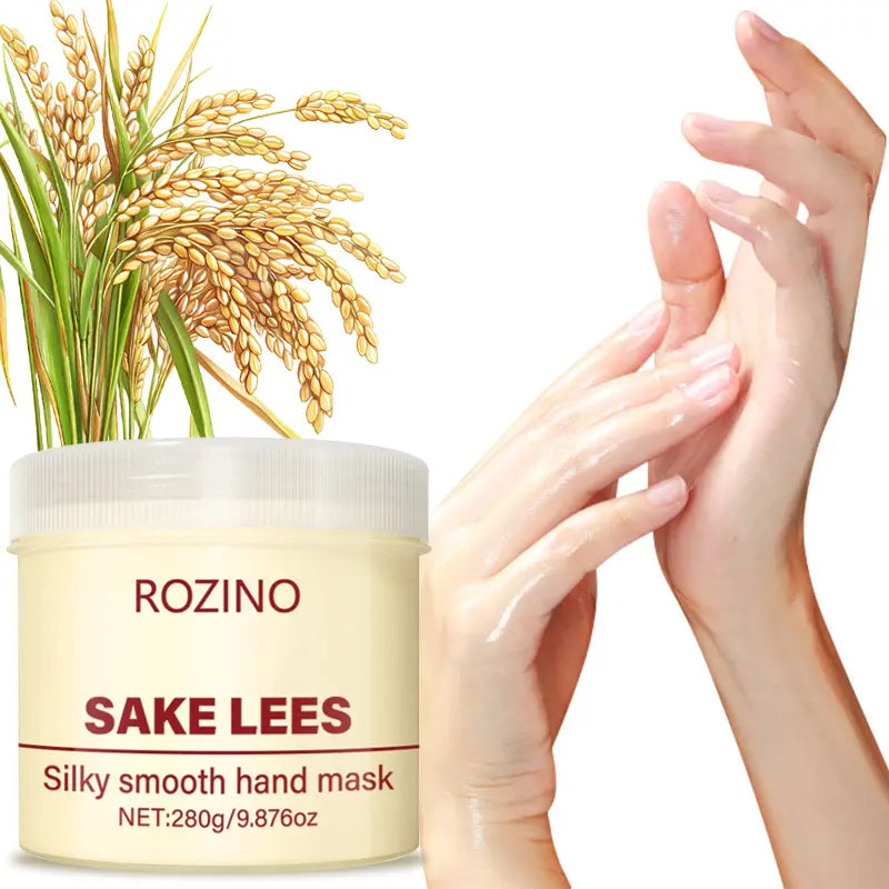 Sake Lees Hand Mask - Silky Smooth Formula for Hand Skin Care & Moisturization
