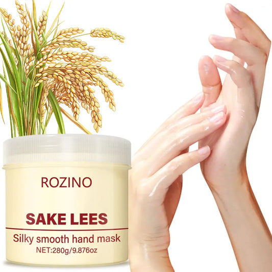 Sake Lees Hand Mask - Silky Smooth Formula for Hand Skin Care & Moisturization