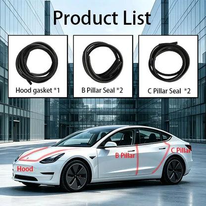 Double-layer self-adhesive rubber automotive weatherstrip