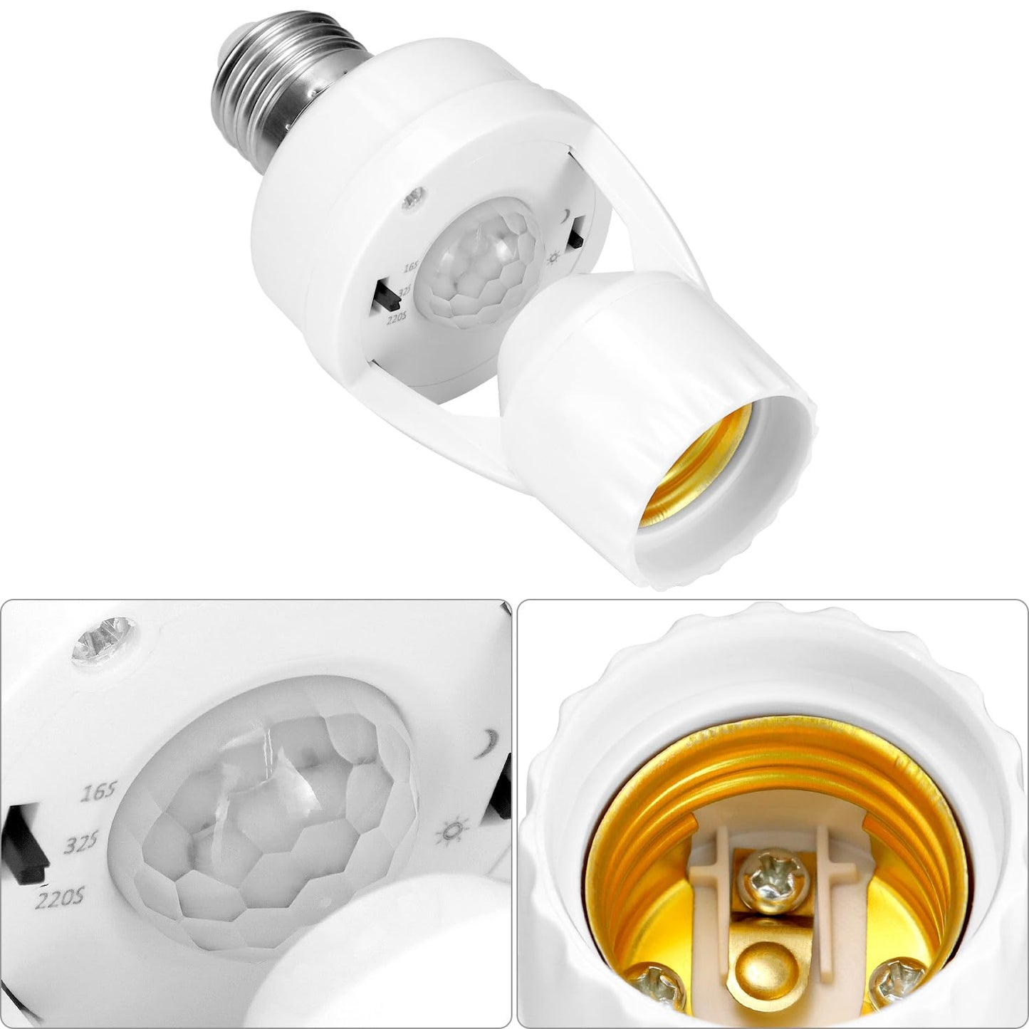 Motion Sensor Light Socket Adapter