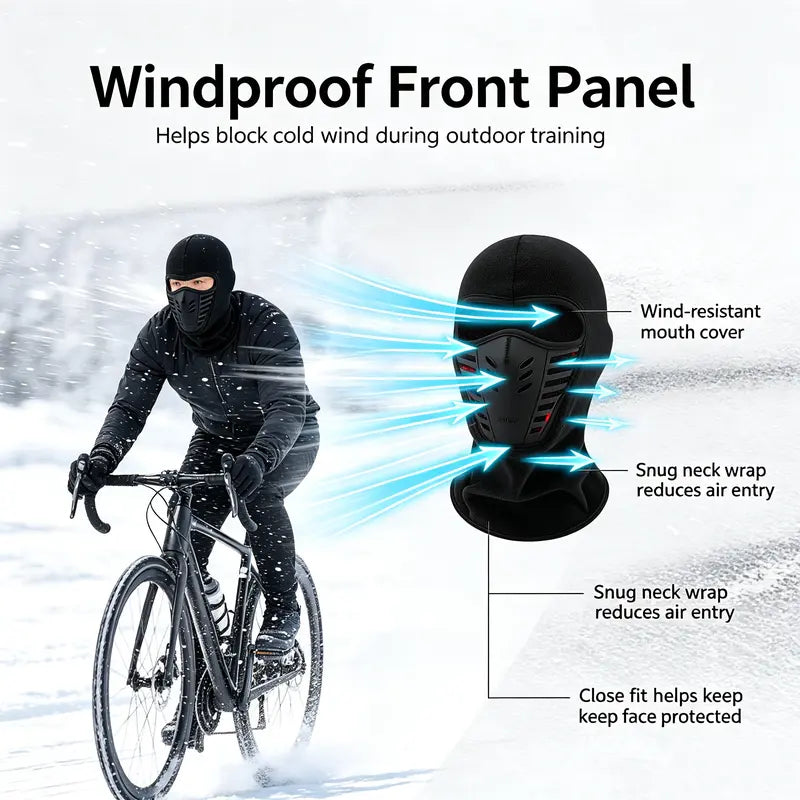 Unisex Fleece Full Face Balaclava Ski Mask