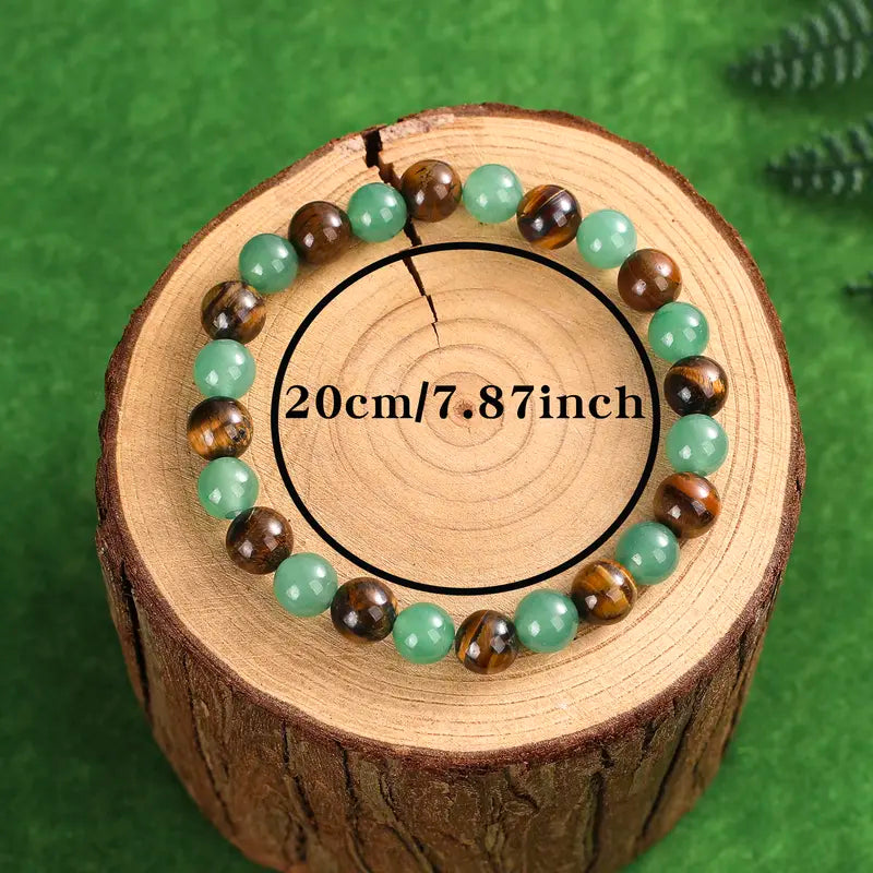 Wealth-Attracting Beaded Crystal Bracelet