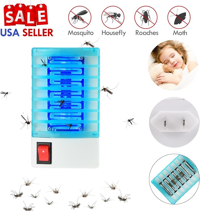 2PCS Plug-in insect and fly killer