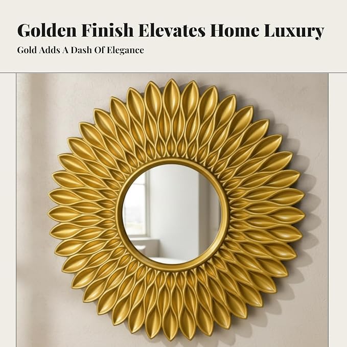 Unique wall-mounted decorative mirror