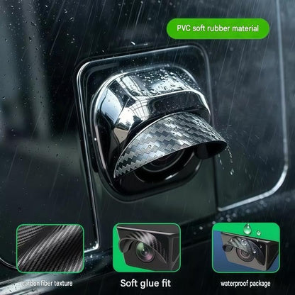 4Pcs Car Rear‑View Camera Rain Shield