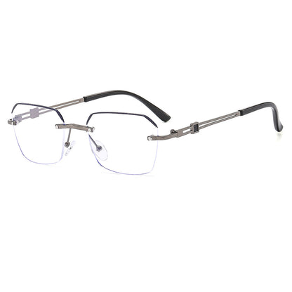The Modern Minimalist Frameless Blue Blocking Reading Glasses