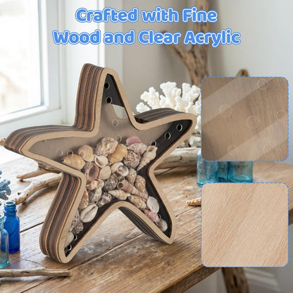 Wooden Starfish Storage Box