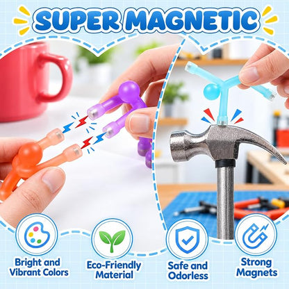 10PCS Kids' Magnetic Building Set