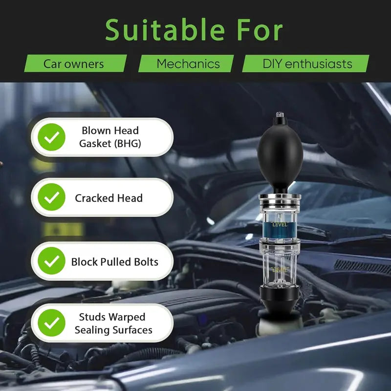 Dual-Chamber Head Gasket Tester Kit