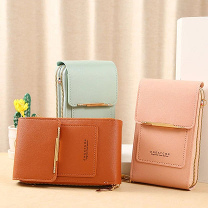 Small Crossbody Cell Phone Bag for Women, Mini Shoulder Purse with Credit Card Slots