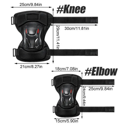 1 Pair Sports Knee Pads - Duty Protective Gear for Cycling, Skateboarding & Outdoor Activities