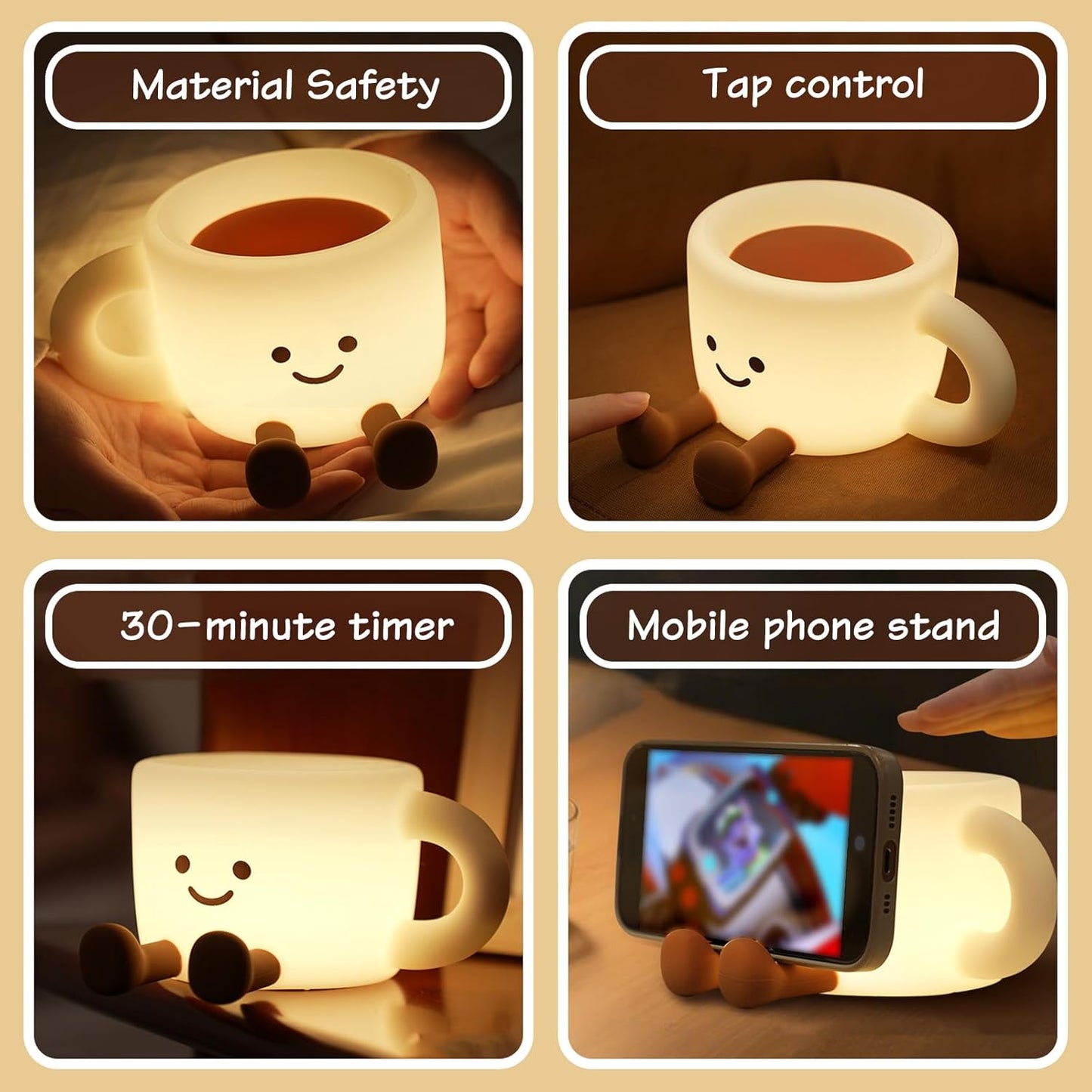 Coffee Cup Night Light