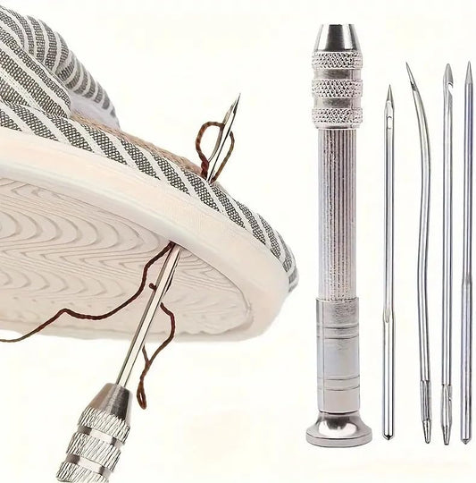 5Pcs Interchangeable Sewing Needle Set - Multifunctional Shoe Repair and DIY