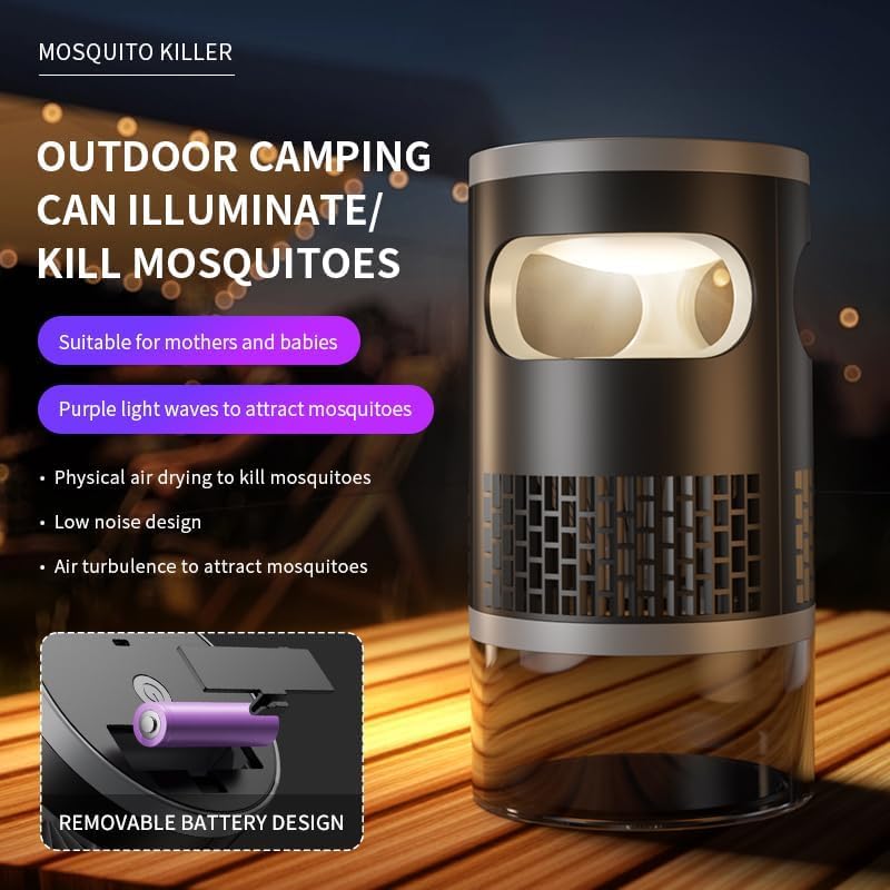 Household Silent Physical Mosquito Trap (Inhalation Type)