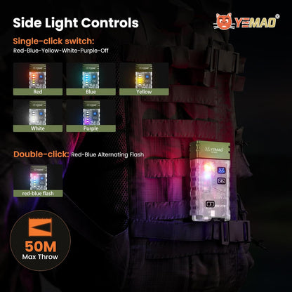 Compact LED flashlight