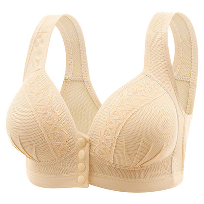 Front-Clasp, Breathable, Skin-Friendly Cotton Bra