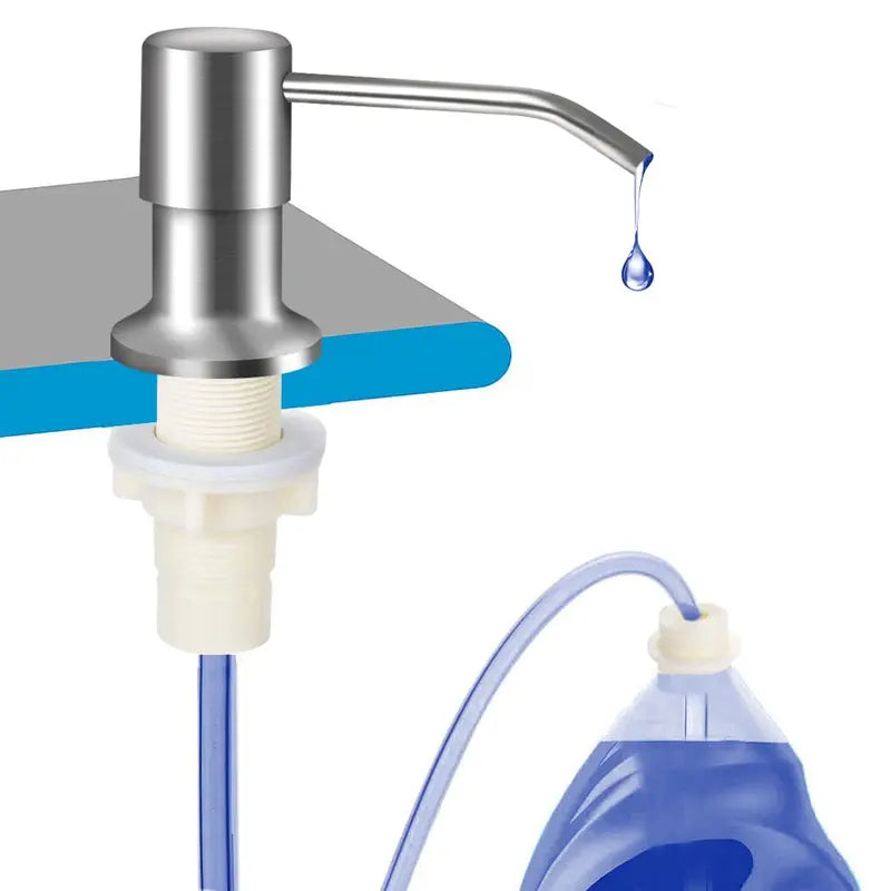 Kitchen Sink Dish Soap Dispenser — Countertop Sink Soap Pump